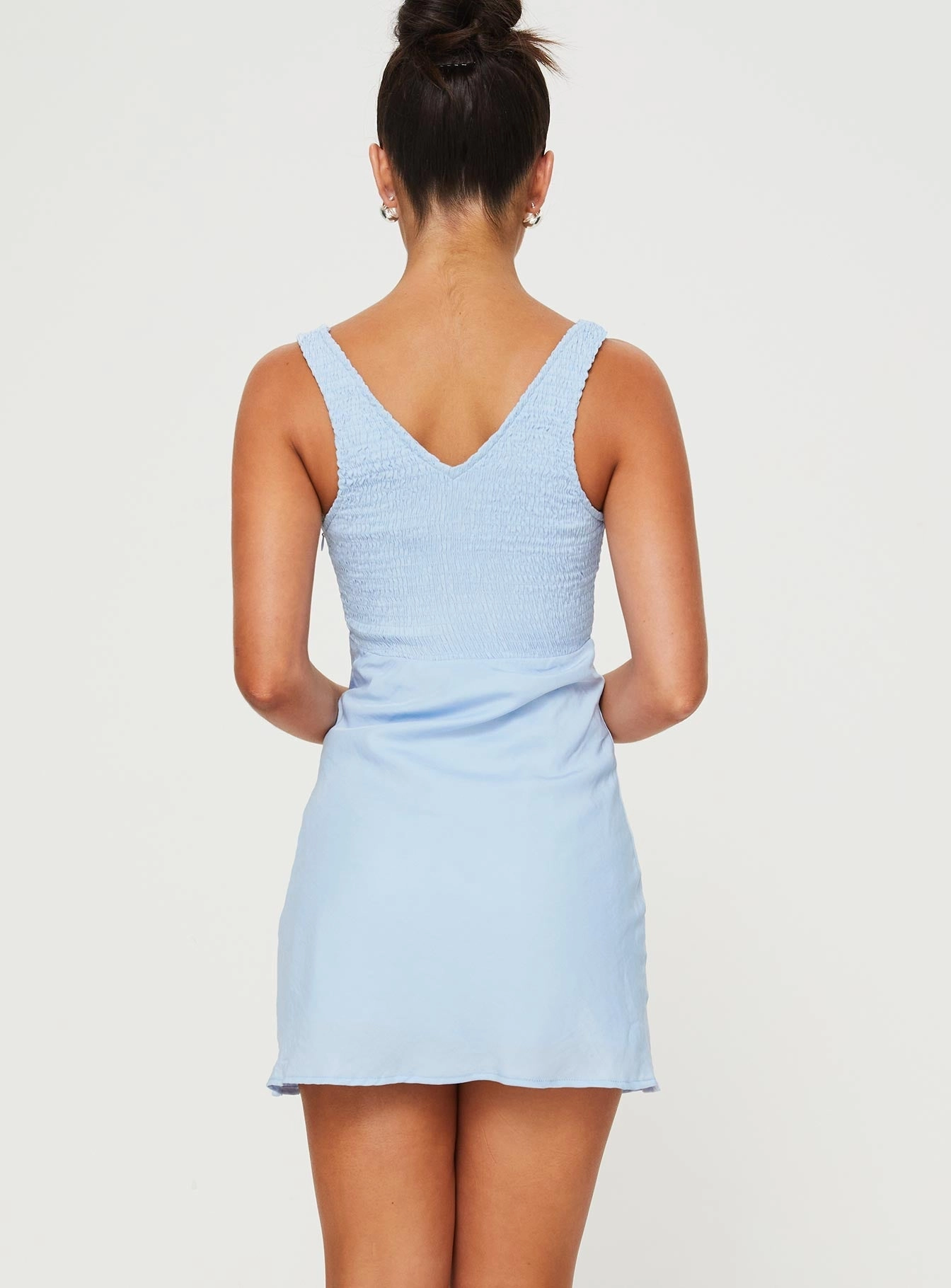 Bareena Mini Dress Blue Elegant Touch