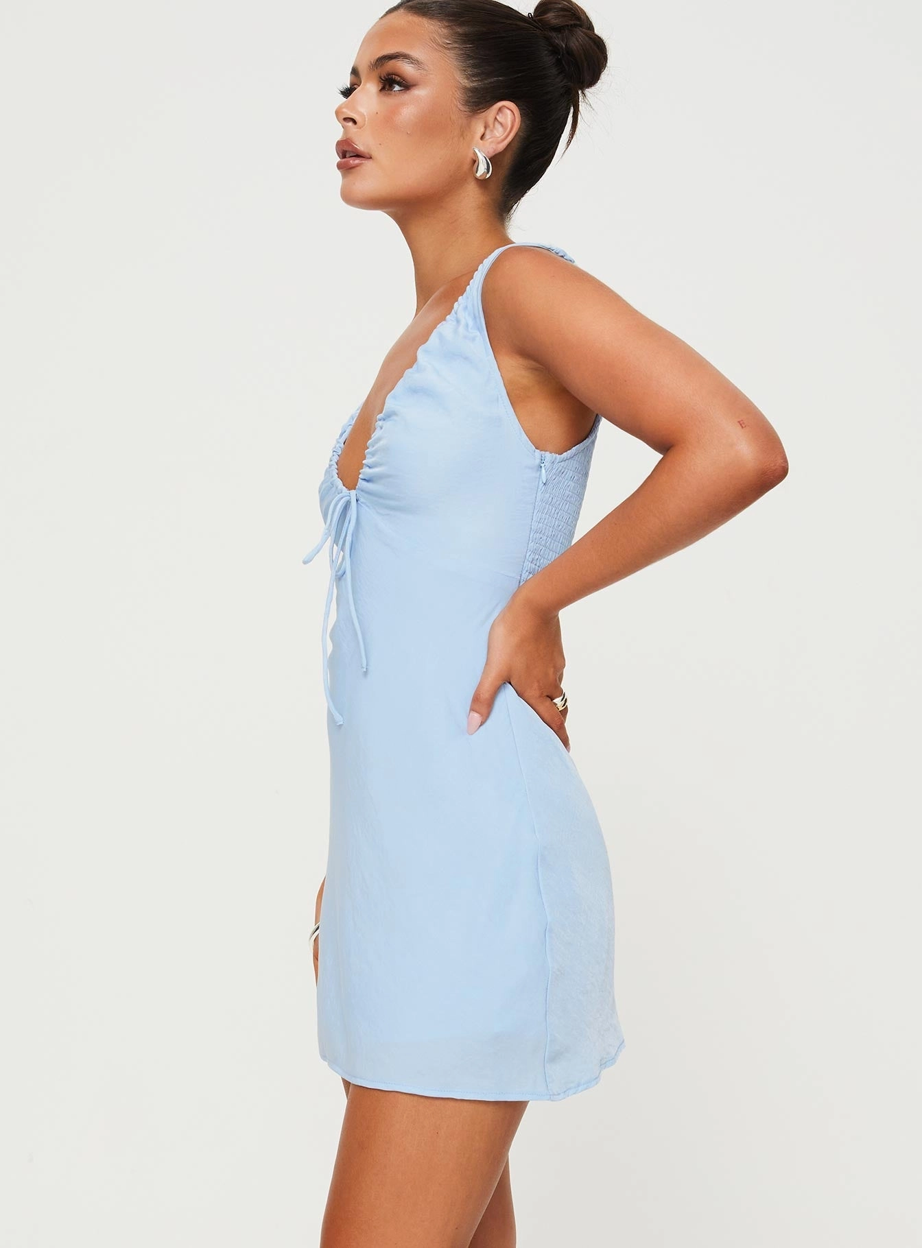Bareena Mini Dress Blue Vibrant Style
