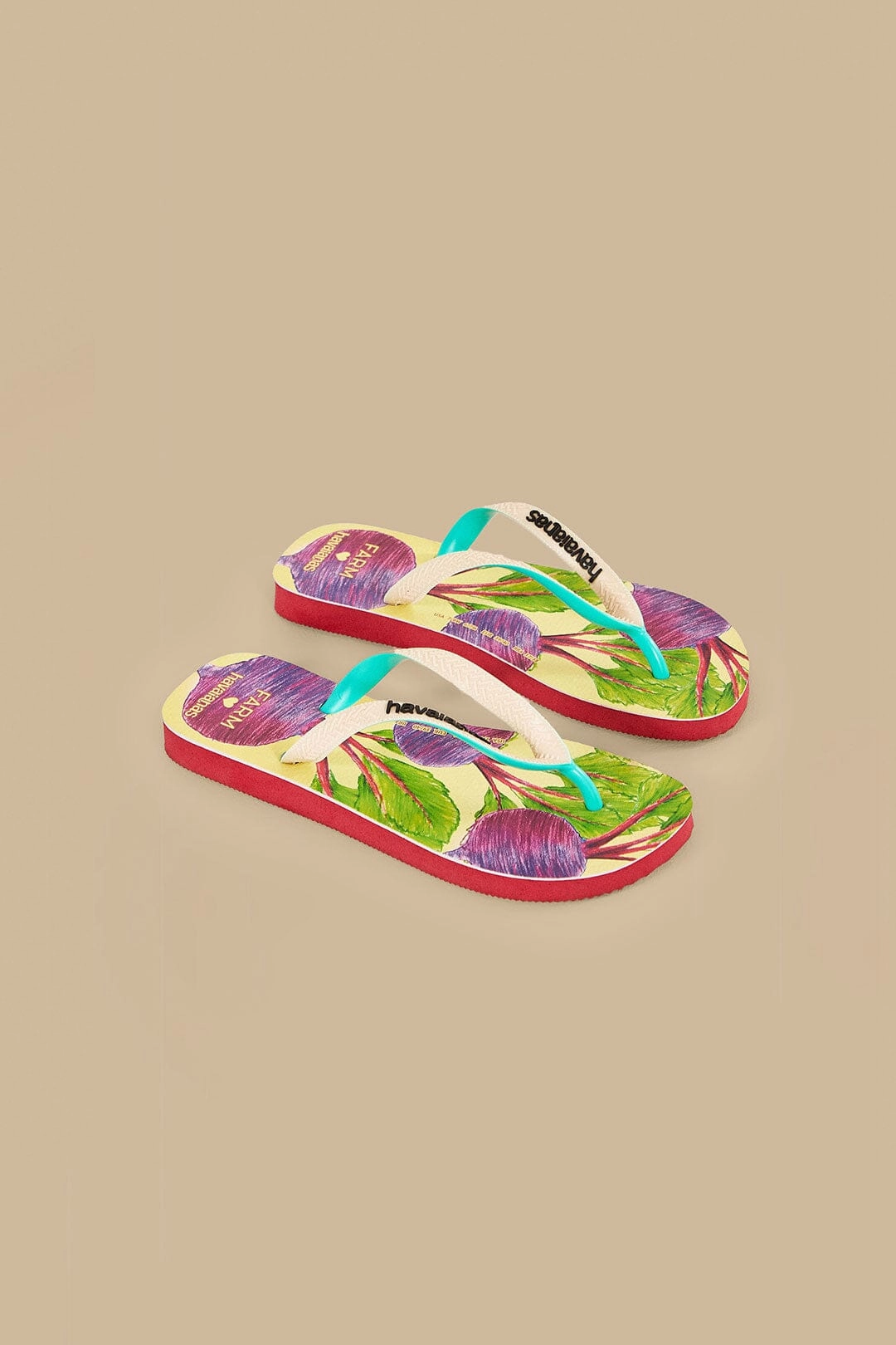 Seaside Stroll No Rub Radish Havaianas Sandals