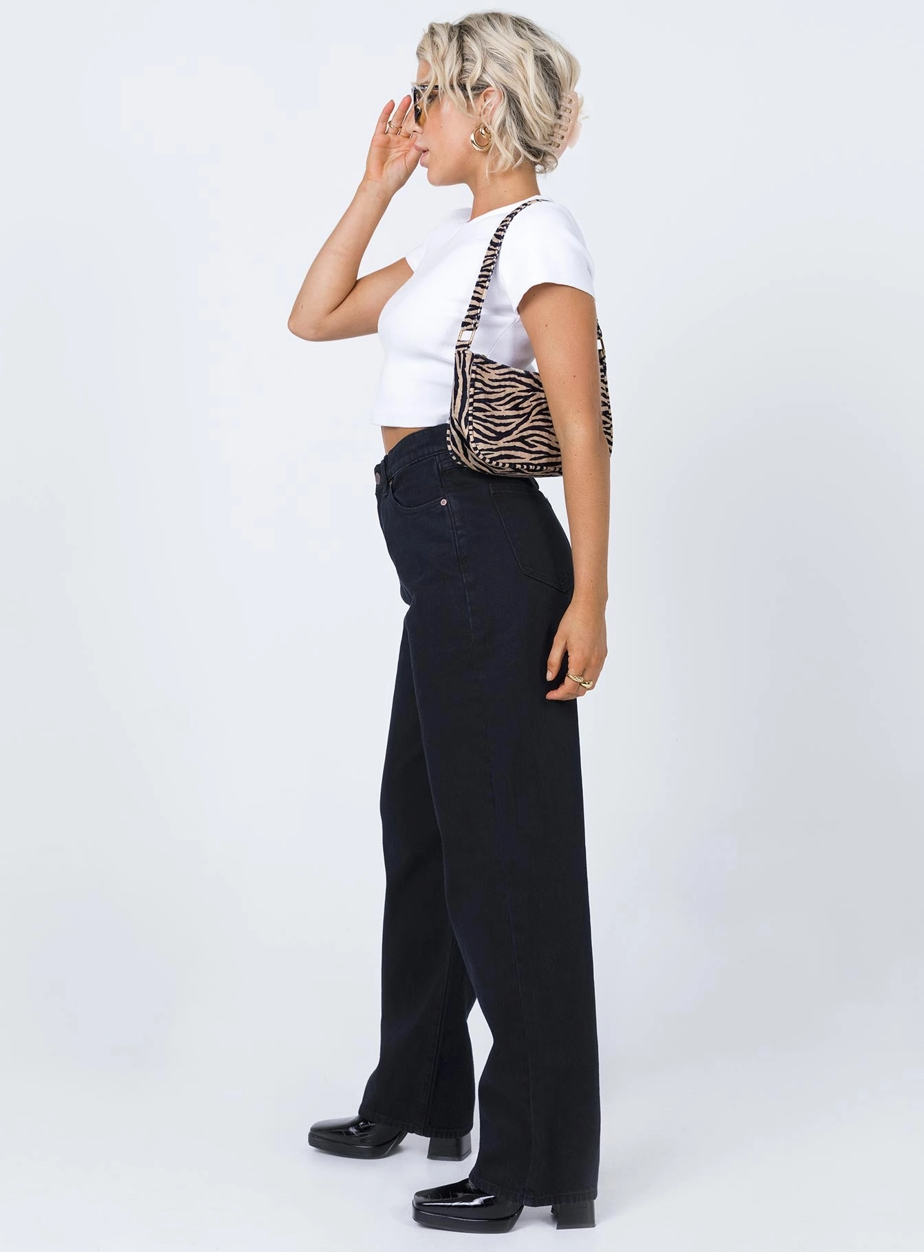 Abrand Slouch Jean Black Cozy Vibe