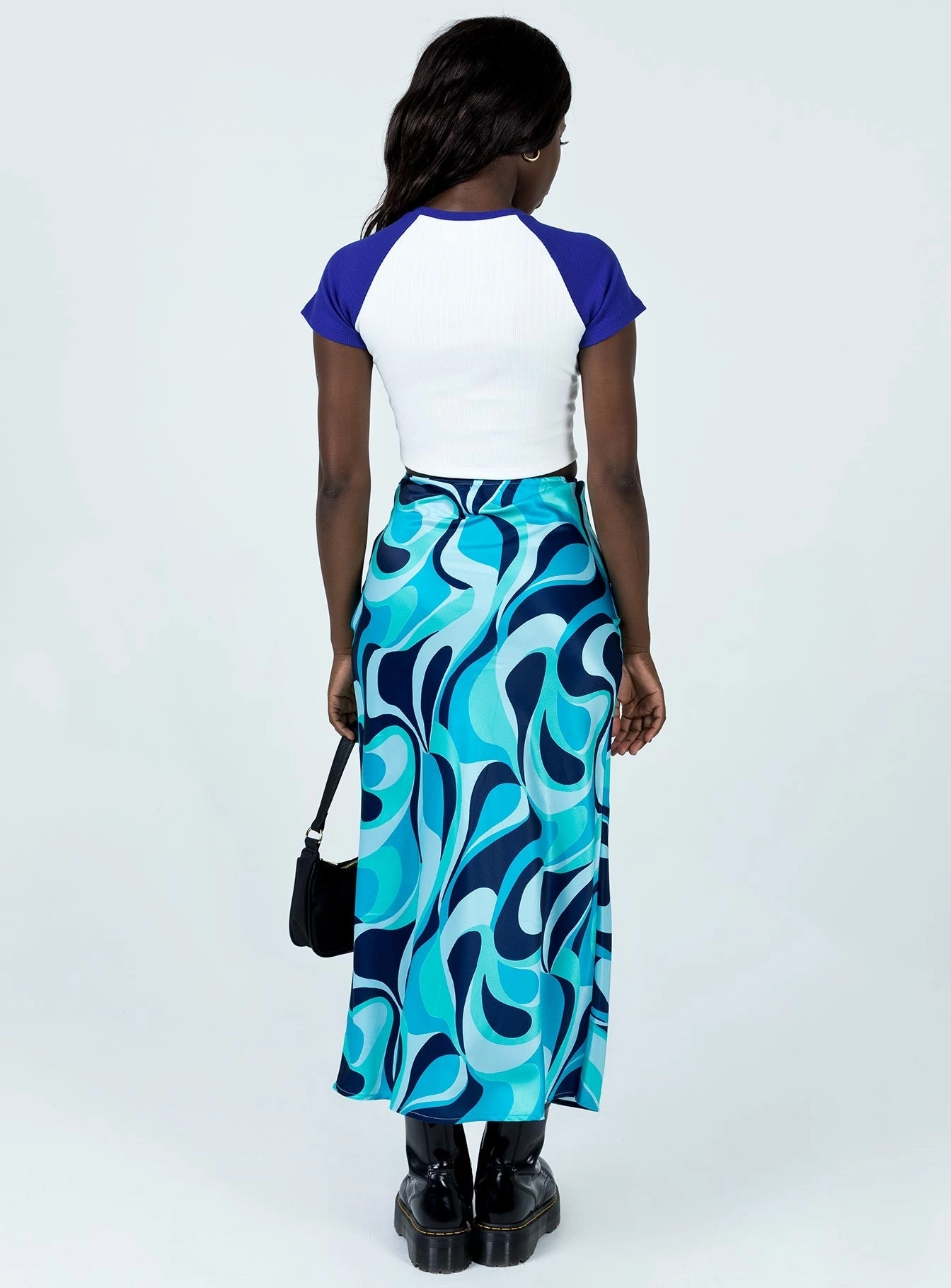 Tobin Maxi Skirt Blue Modern Cut