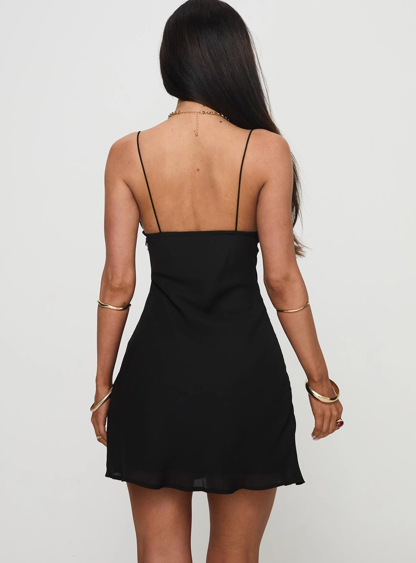 Everyday Piece Chilly Wear Artea Mini Dress Black