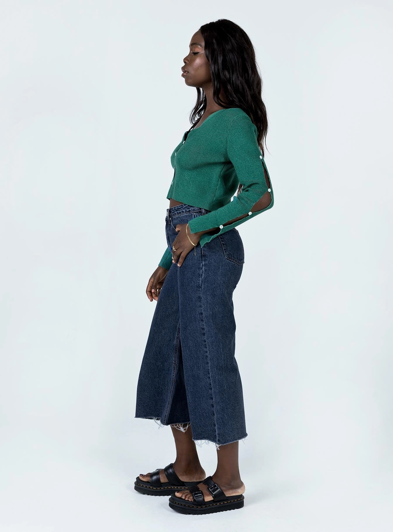 Couple Look Smooth Andalusia Wide Leg Denim Jeans