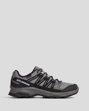 Ultimate Gear Women's Salomon Grivola Waterproof Hiking Shoe - Quiet Shade/Black/Heather