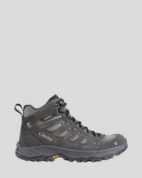 Travel Ready Gear Water Barrier Men's Oboz Sawtooth Ascent MID B-DRY Boots - Charcoal