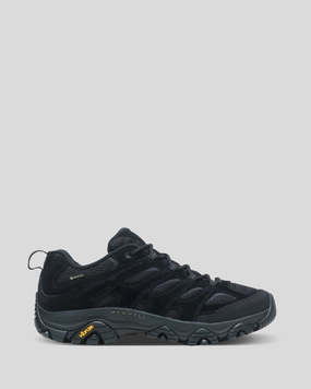 Men's Merrell Moab 3 Waterproof Hiking Shoe - Black/Black Agile Trekking