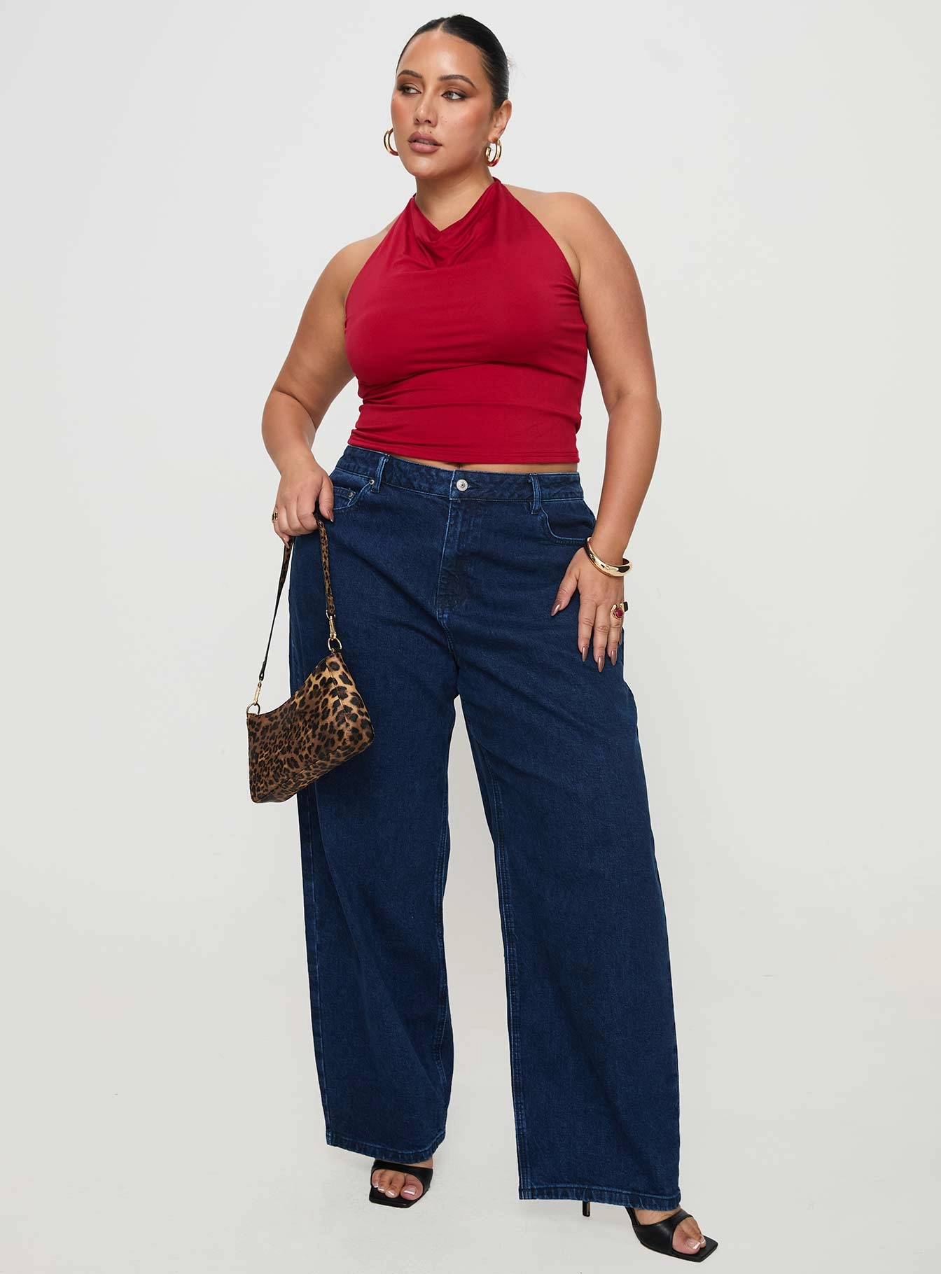 Anti Bacterial Treatment Britta Mid Rise Tapered Leg Jeans Dark Wash Curve