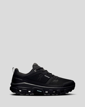 Shock Resistant Fit Men's On Cloudrock Low Hiking Shoes - Black/Black
