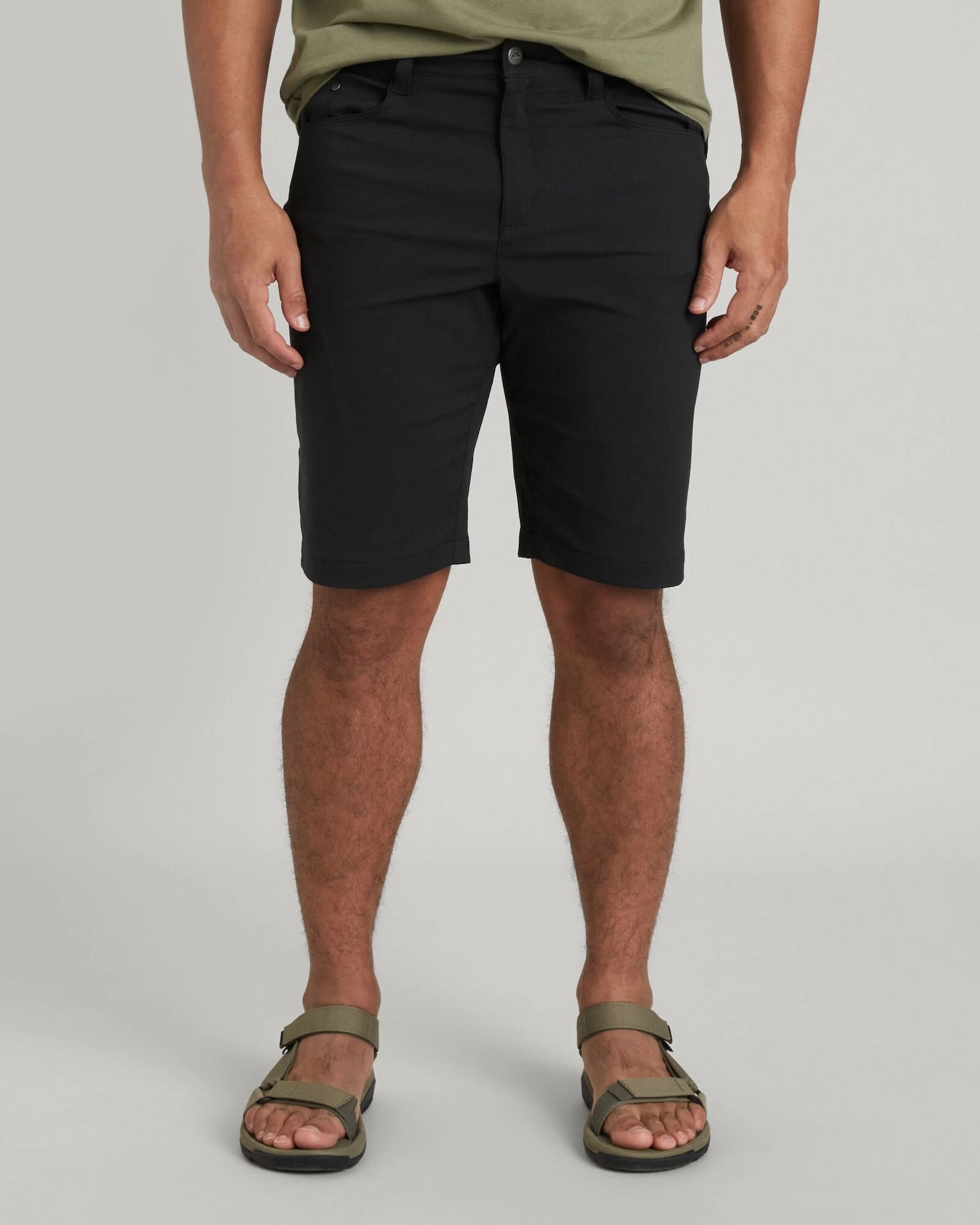 Men's Flight Shorts - Black Stingray Quick Evaporation Fabric
