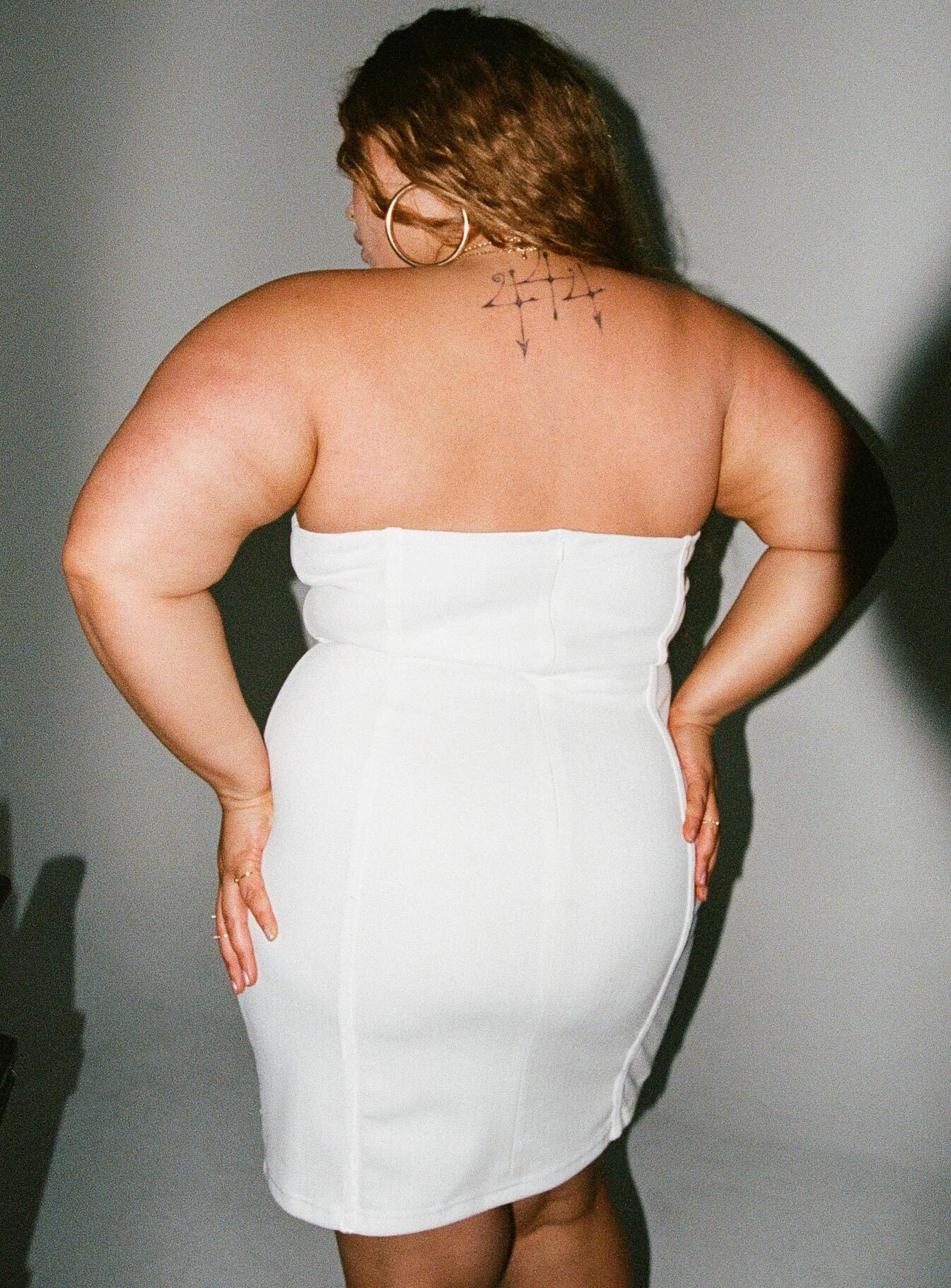 Stylish Appeal Tristian Mini Dress White Curve