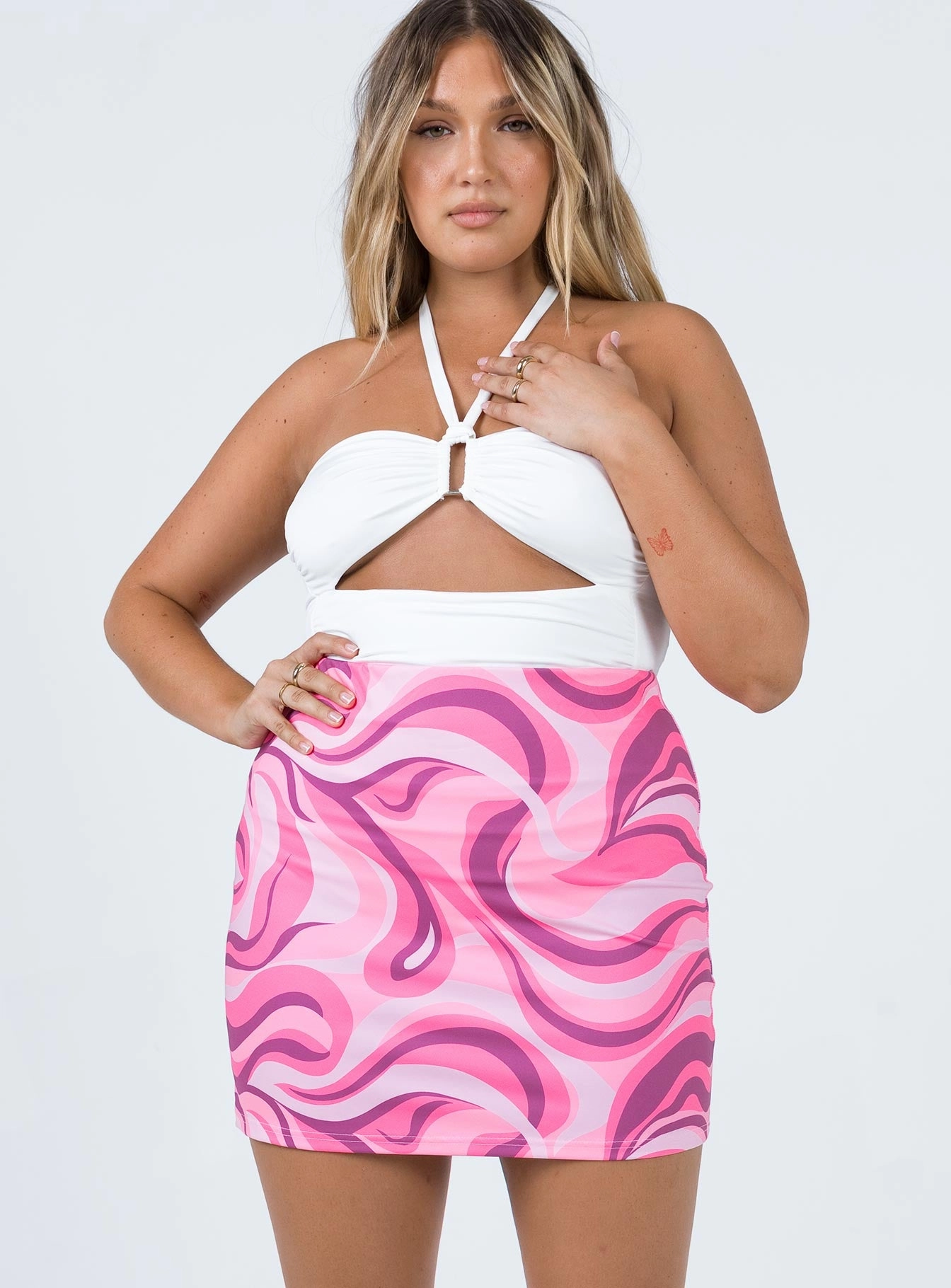 Tuscany Mini Skirt Pink Limited Release