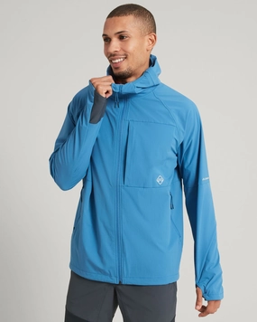 ULT-Hike Men's Hooded Jacket - Blueridge Reinforced Stress Points Water Resistant Design