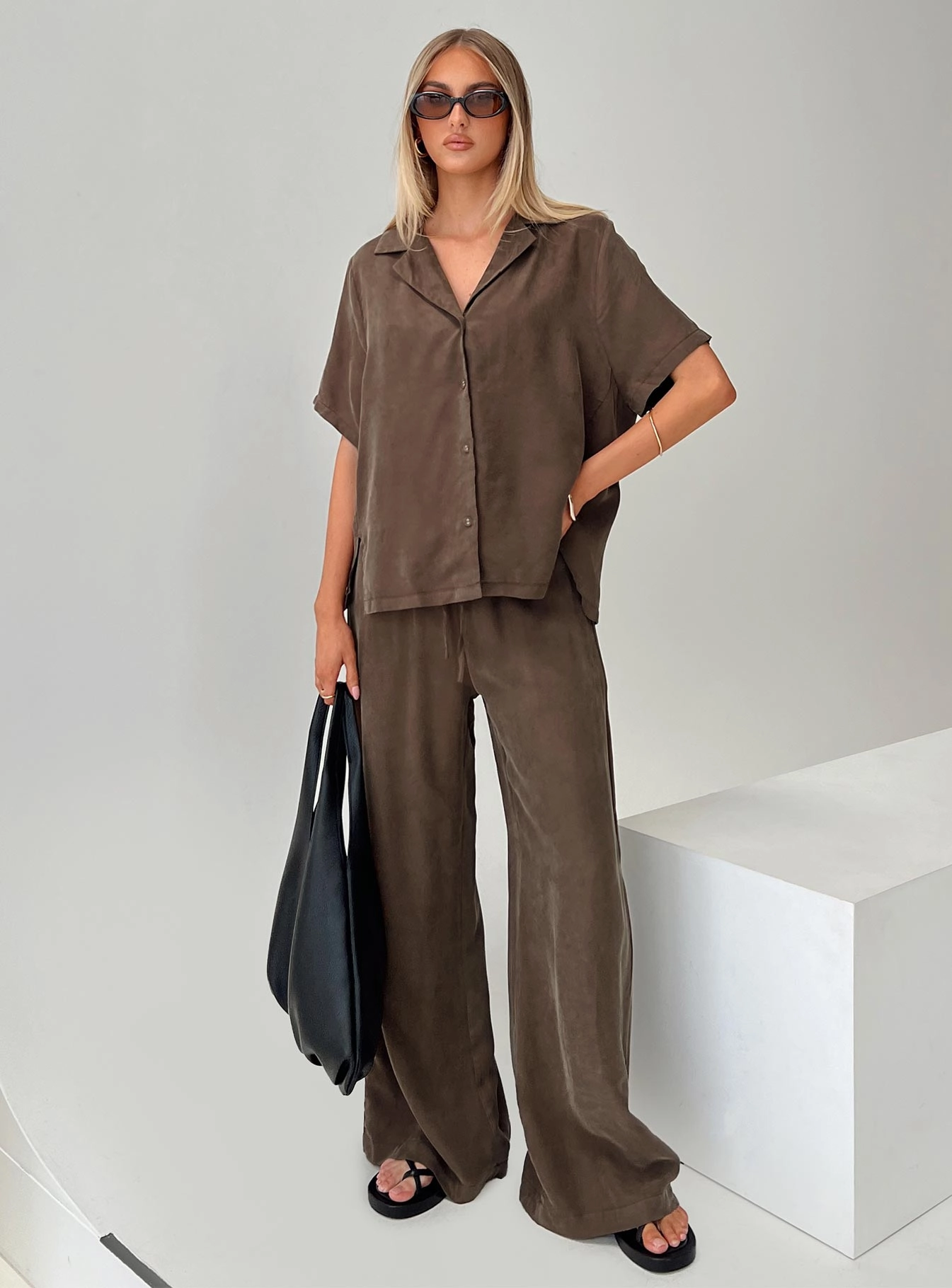 Mahlab Pants Chocoloate Comfy Style