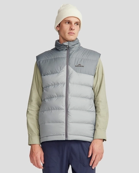 Men's Epiq Down Vest - Moon/Light Moon High Tensile Reinforcement Durable Water Repellent