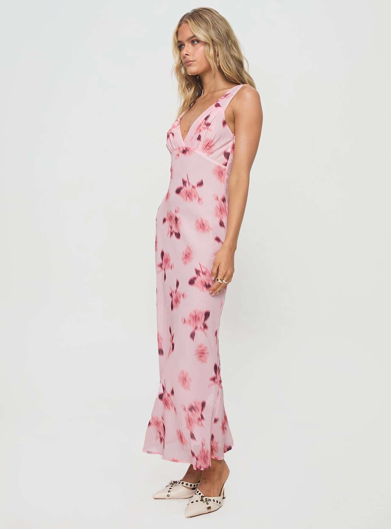 Maysa Floral Maxi Dress Pink Casual Days