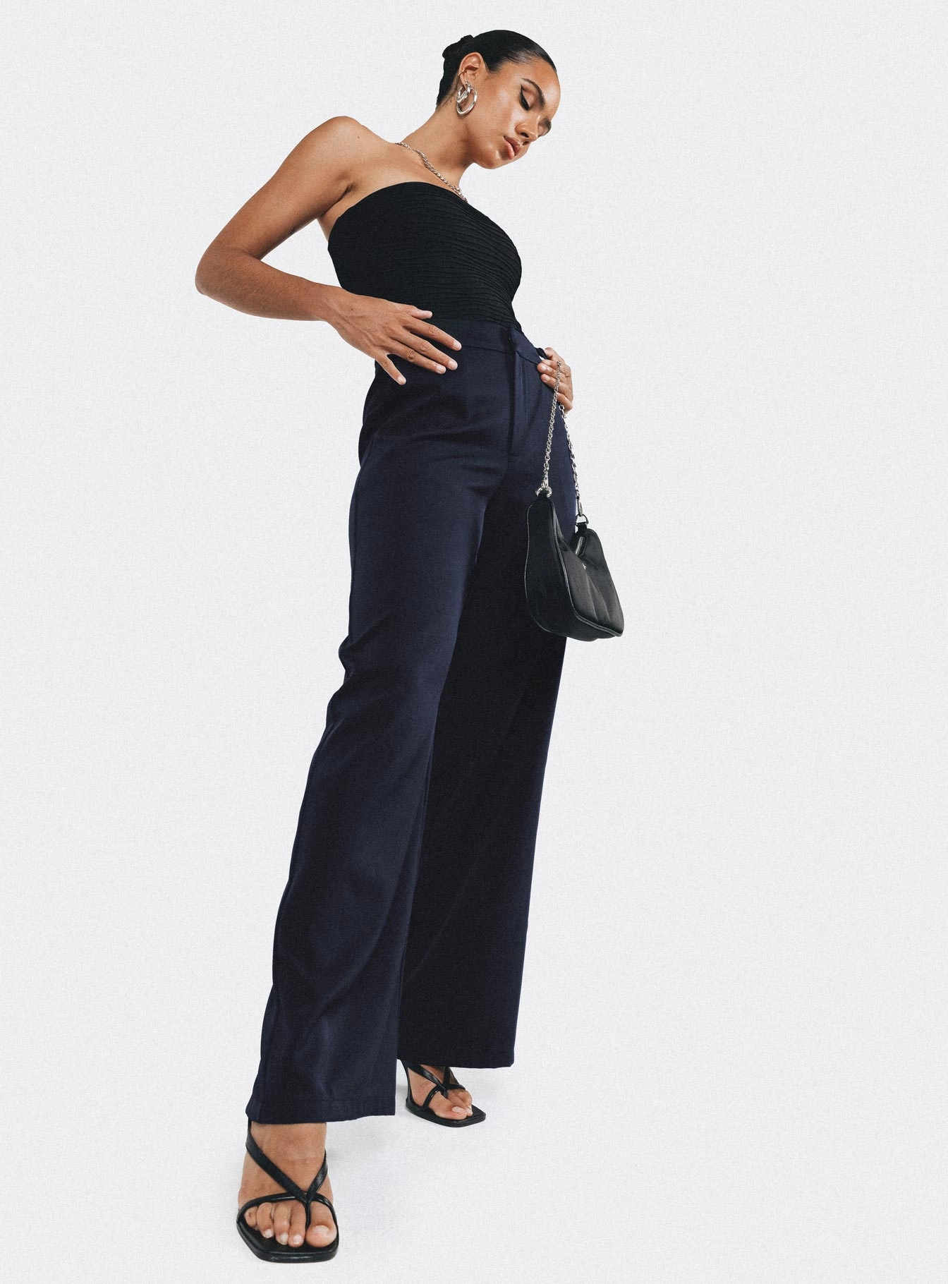 Sultan Pants Navy Slim Stretch Fit Odor control