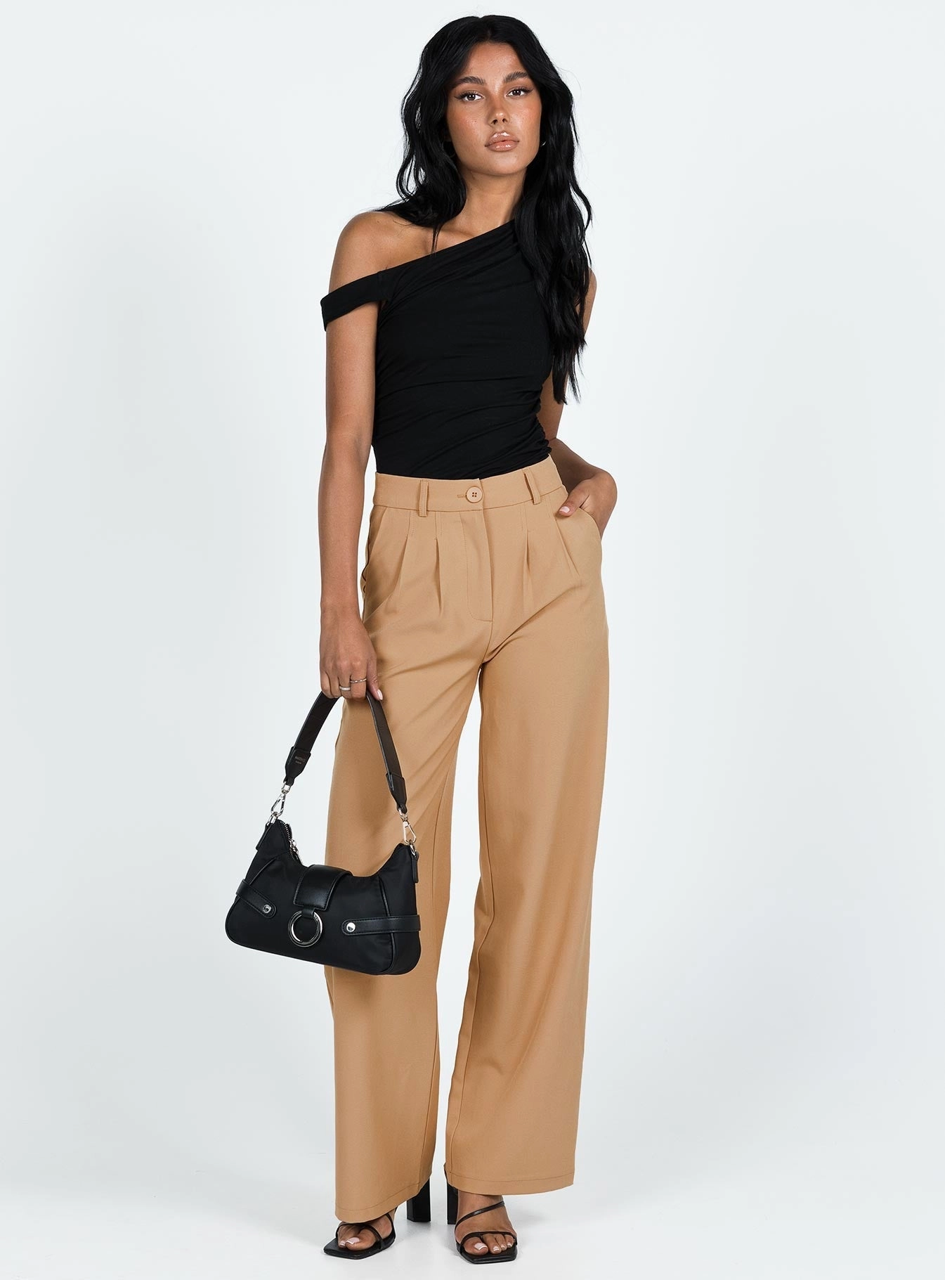 Archer Pants Camel Recyclable Fabric Blend