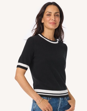 Comfy Layers Unsubscribed Everyday-Weight Cashmere Tee