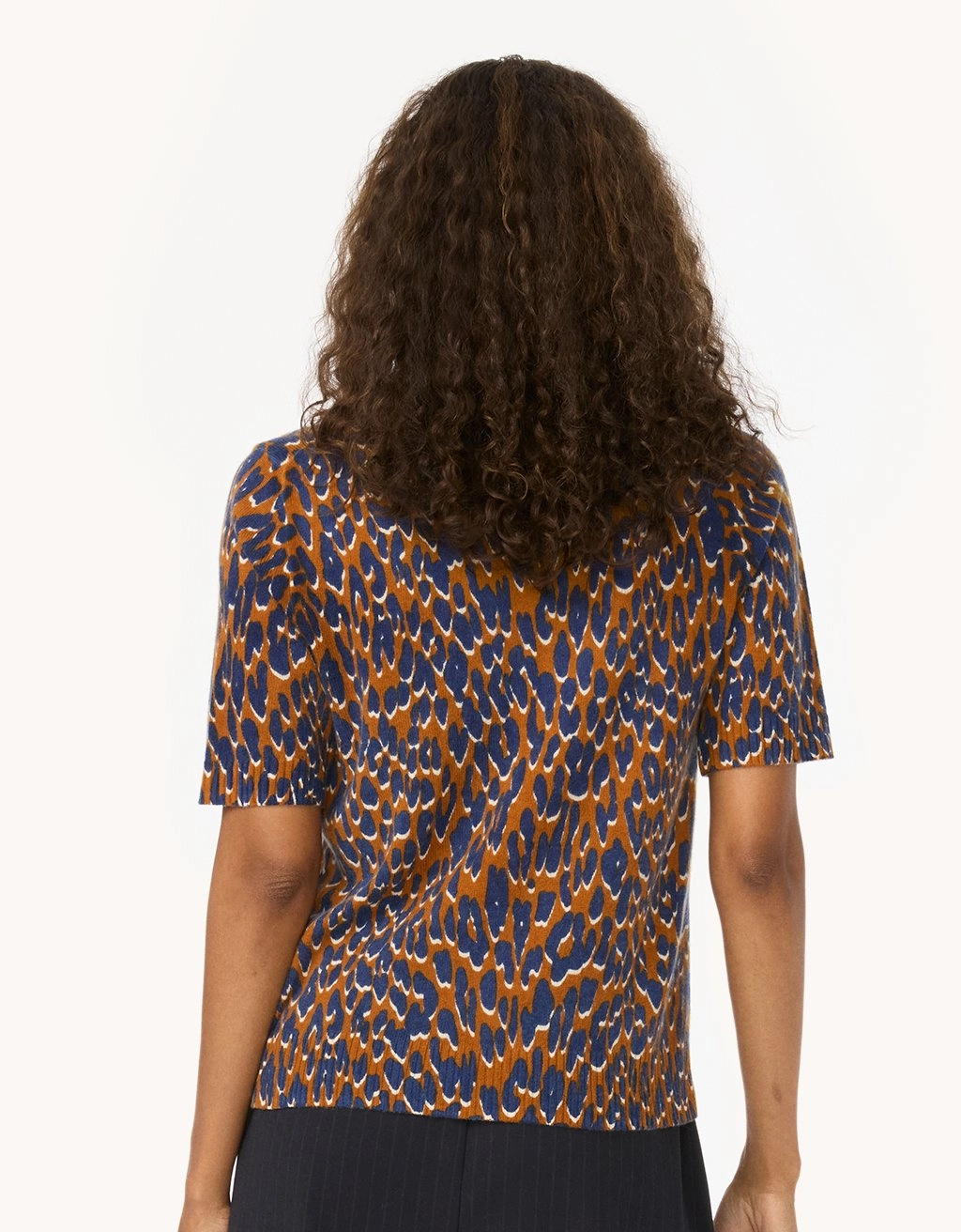 Comfy Stretch Wear Layered Neckline Unsubscribed Everyday-Weight Cashmere Tee