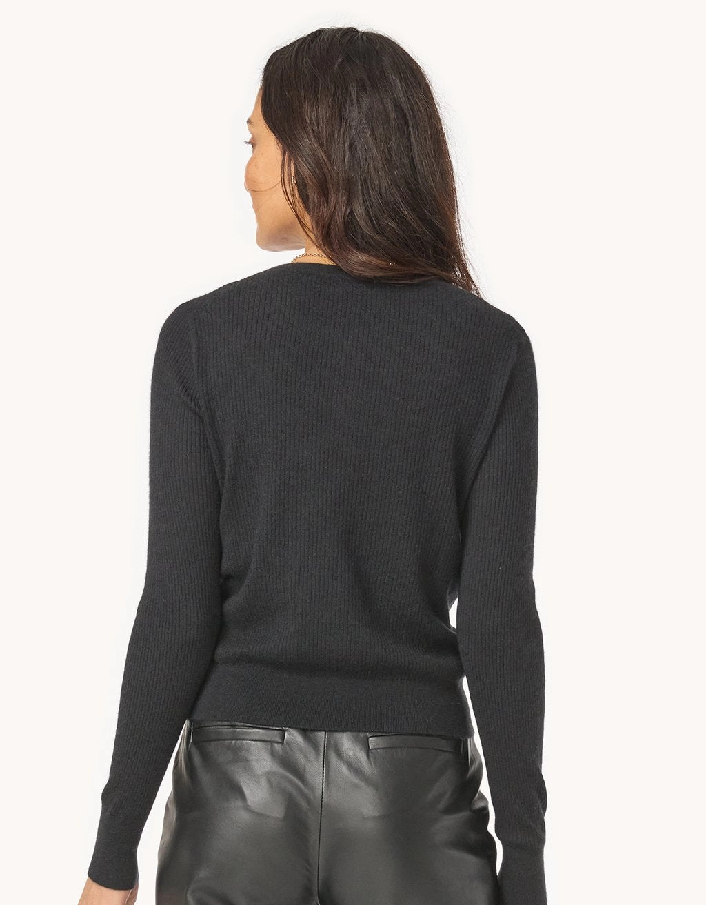 unsubscribed lightweight ribbed cashmere cardigan Cozy Active