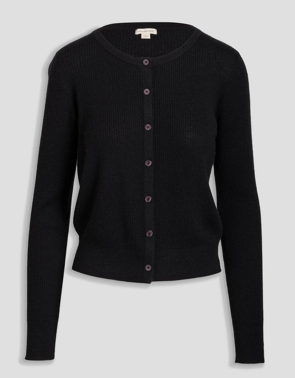 Versatile Look unsubscribed lightweight ribbed cashmere cardigan