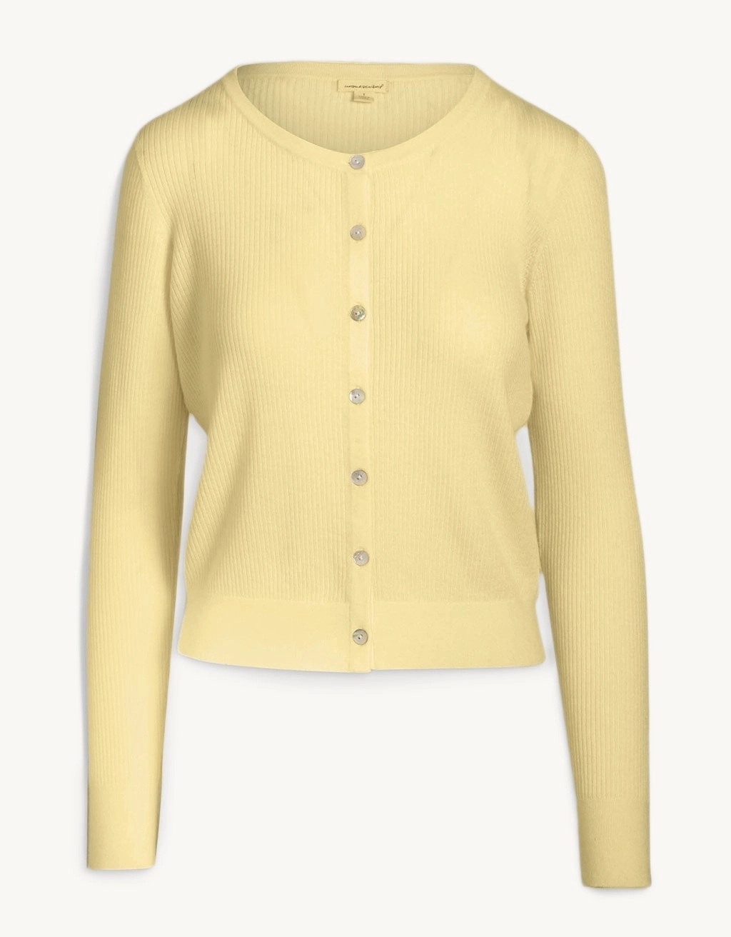 unsubscribed lightweight ribbed cashmere cardigan Relax Fit Wear