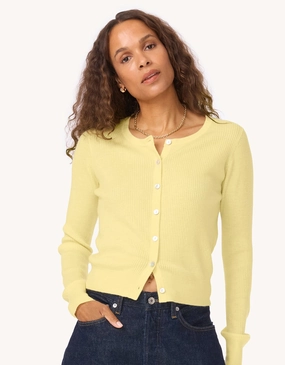 Comfy Layered Wear Textured Knit unsubscribed lightweight ribbed cashmere cardigan