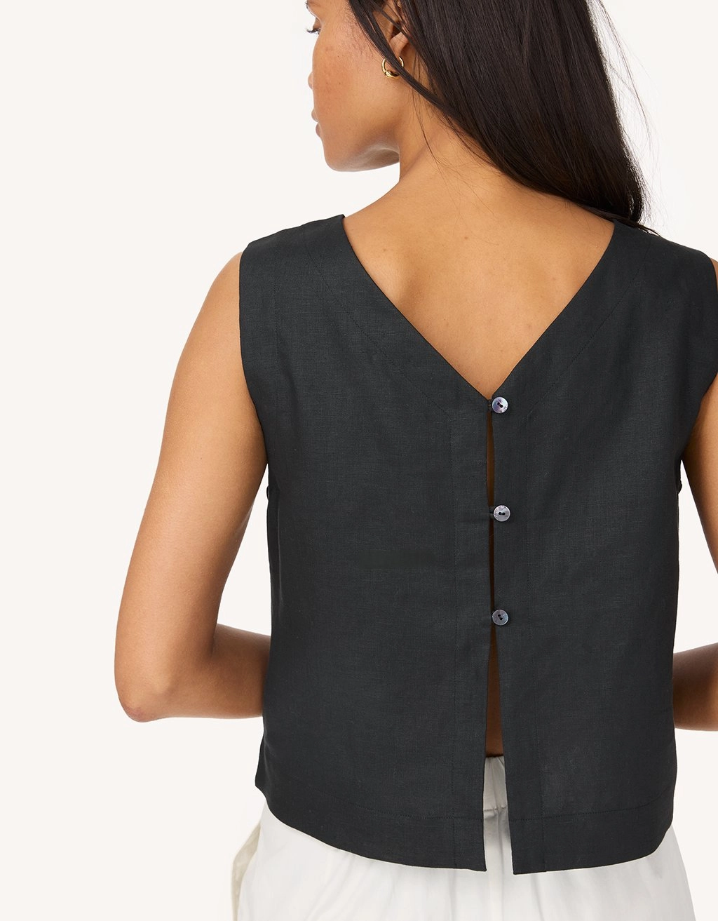 unsubscribed linen tank Tall Option