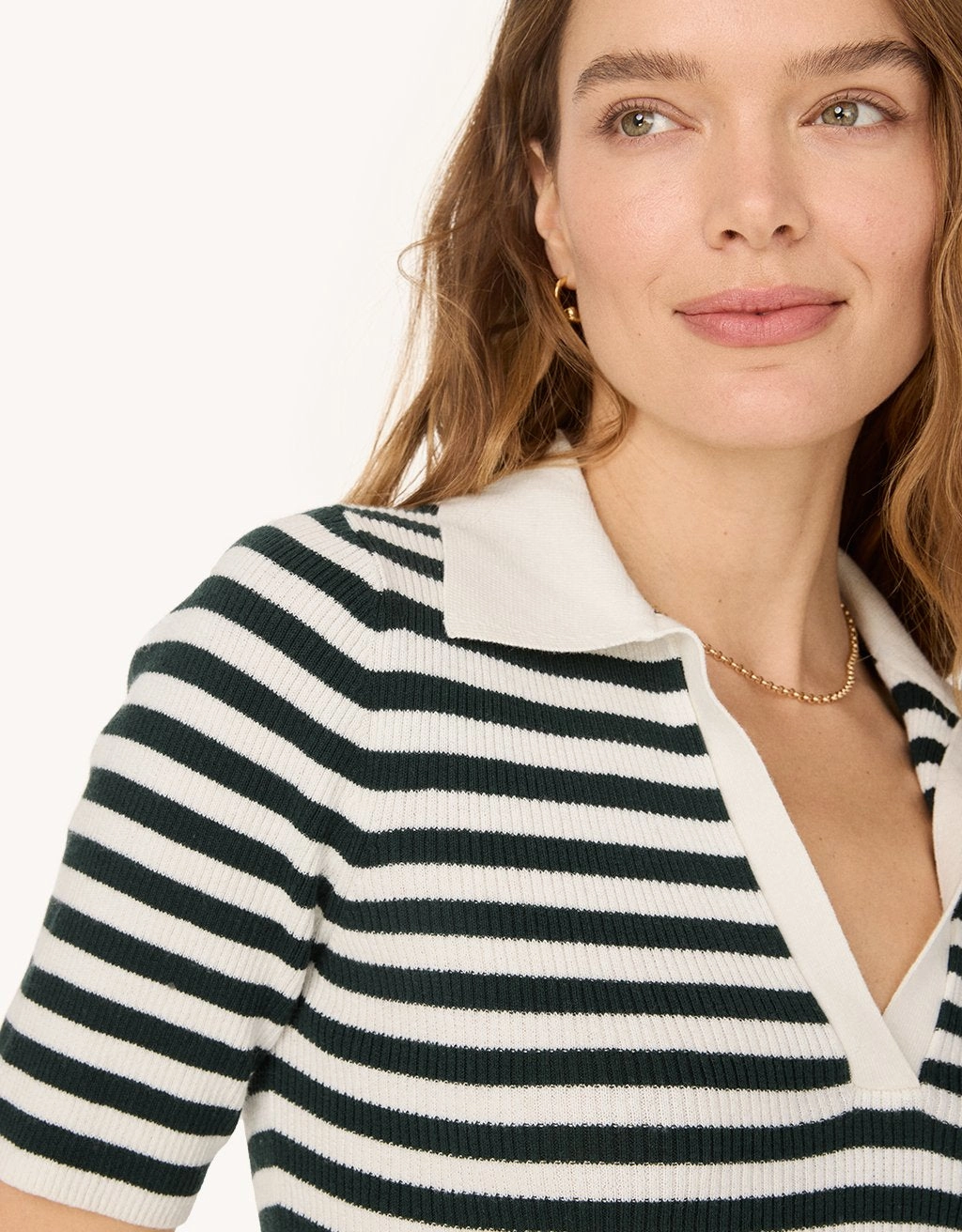unsubscribed organic cotton cashmere polo sweater Soft And Comfortable