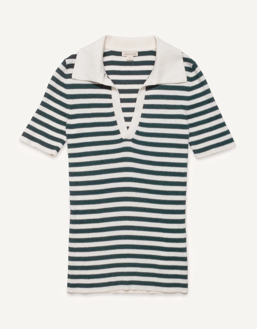 unsubscribed organic cotton cashmere polo sweater Stretchable Fabric Stretchable Comfort