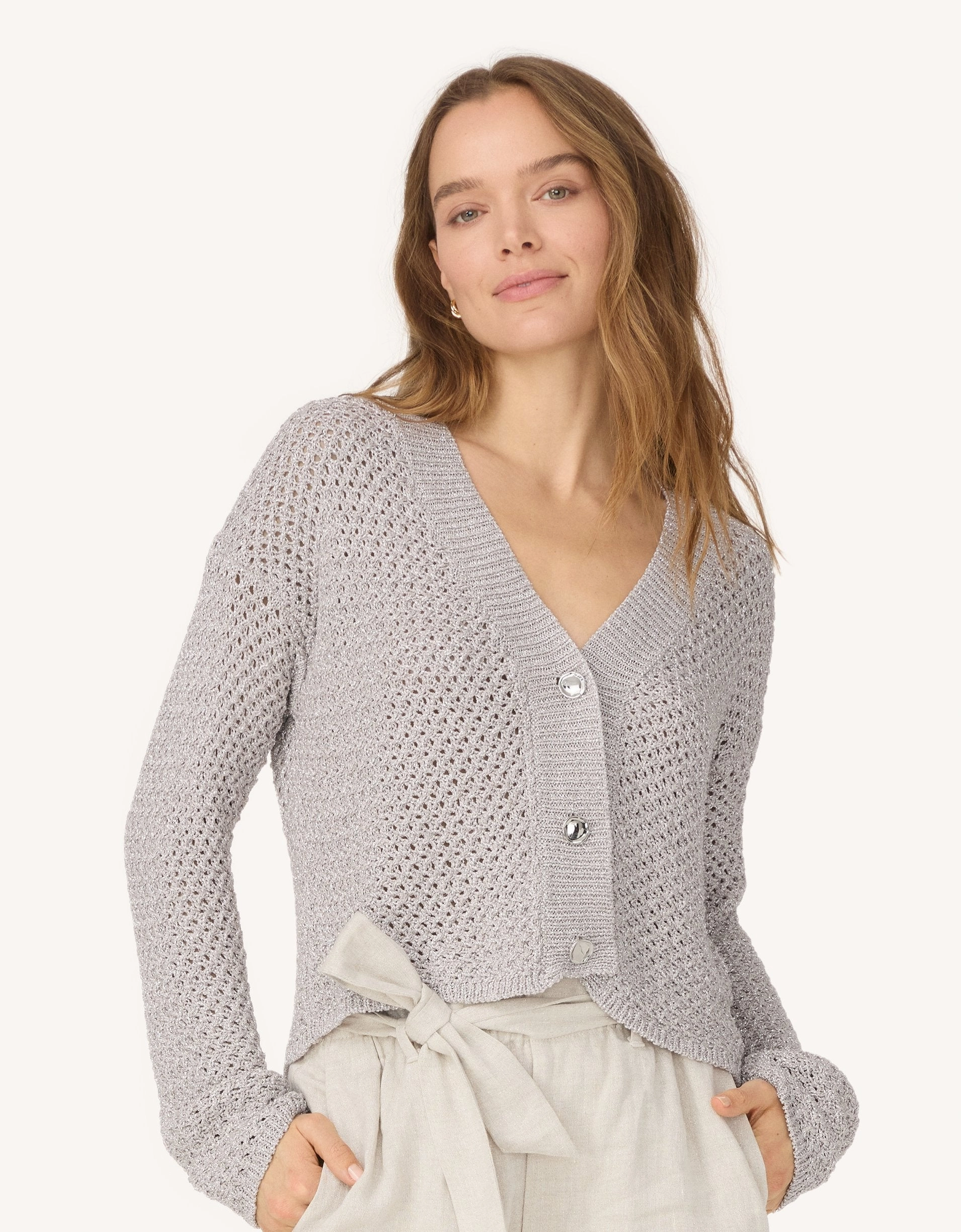 Fast Drying Soft & Cozy Unsubscribed Shimmer Cardigan