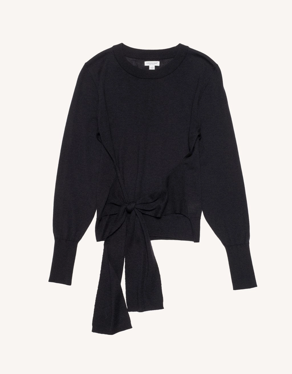 Cozy Essentials Lightweight Layer Unsubscribed Whisper-Weight Cashmere Tie Waist Sweater
