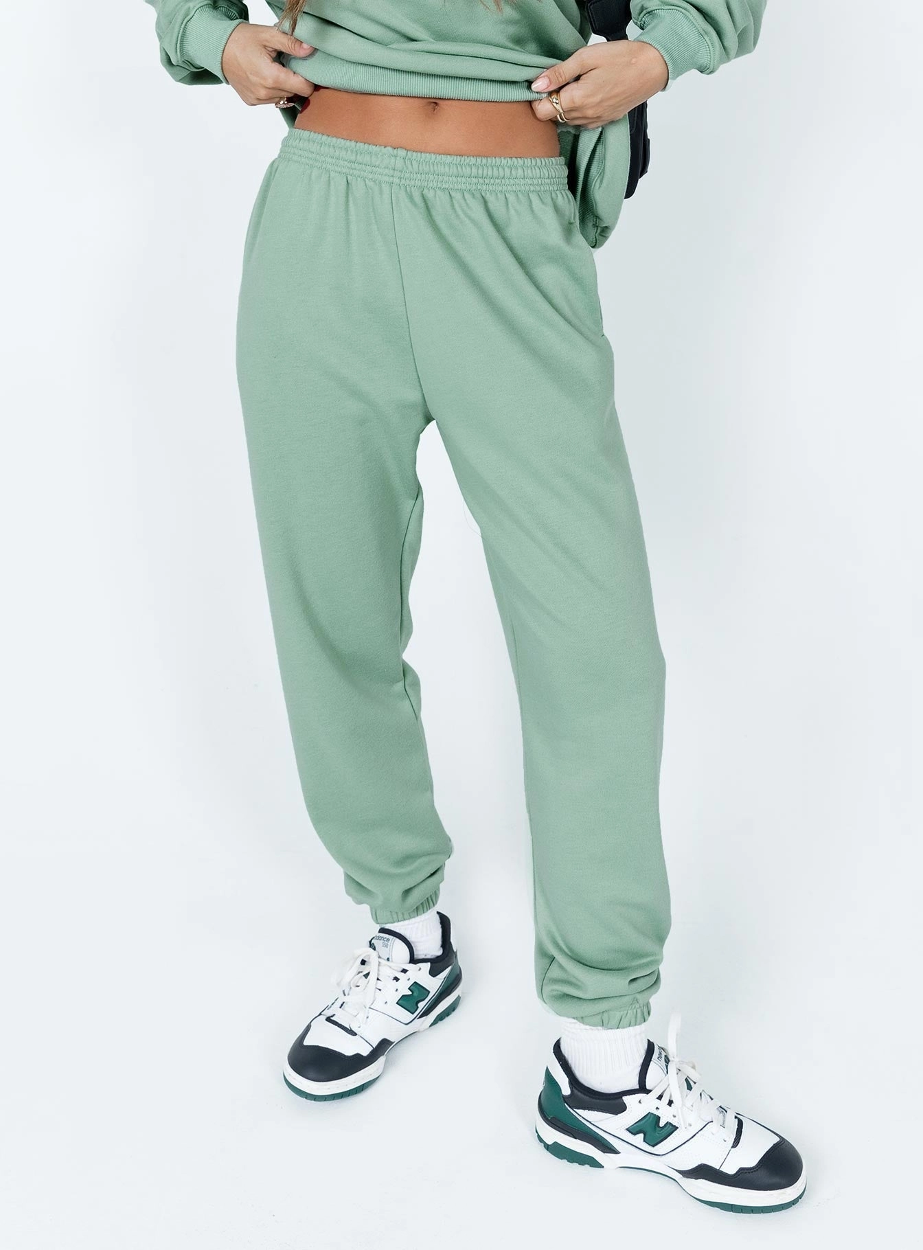 Club Basic Trackpants Sage Breath Friendly