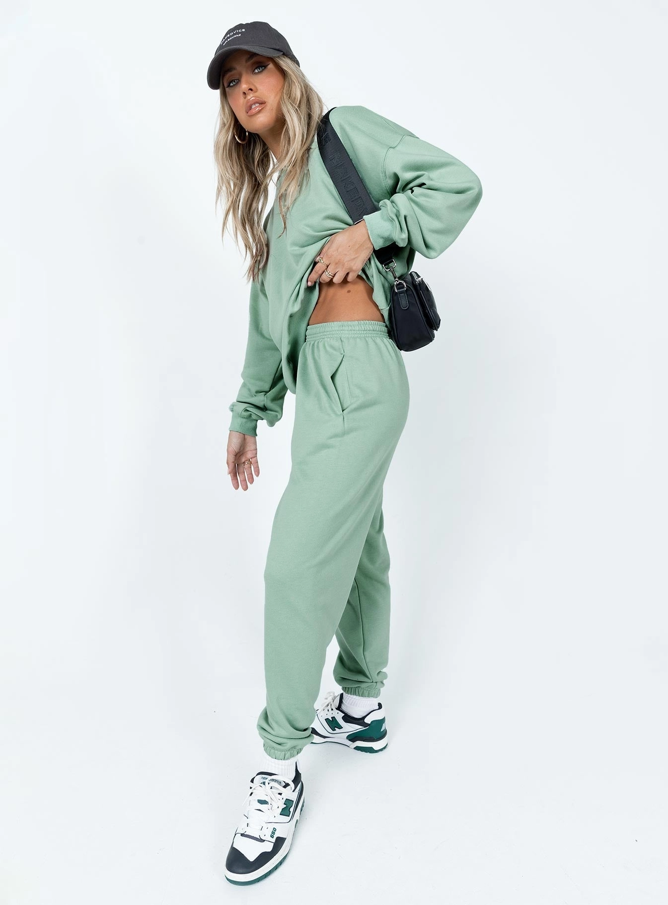 work mode WaterproofTechnology Club Basic Trackpants Sage