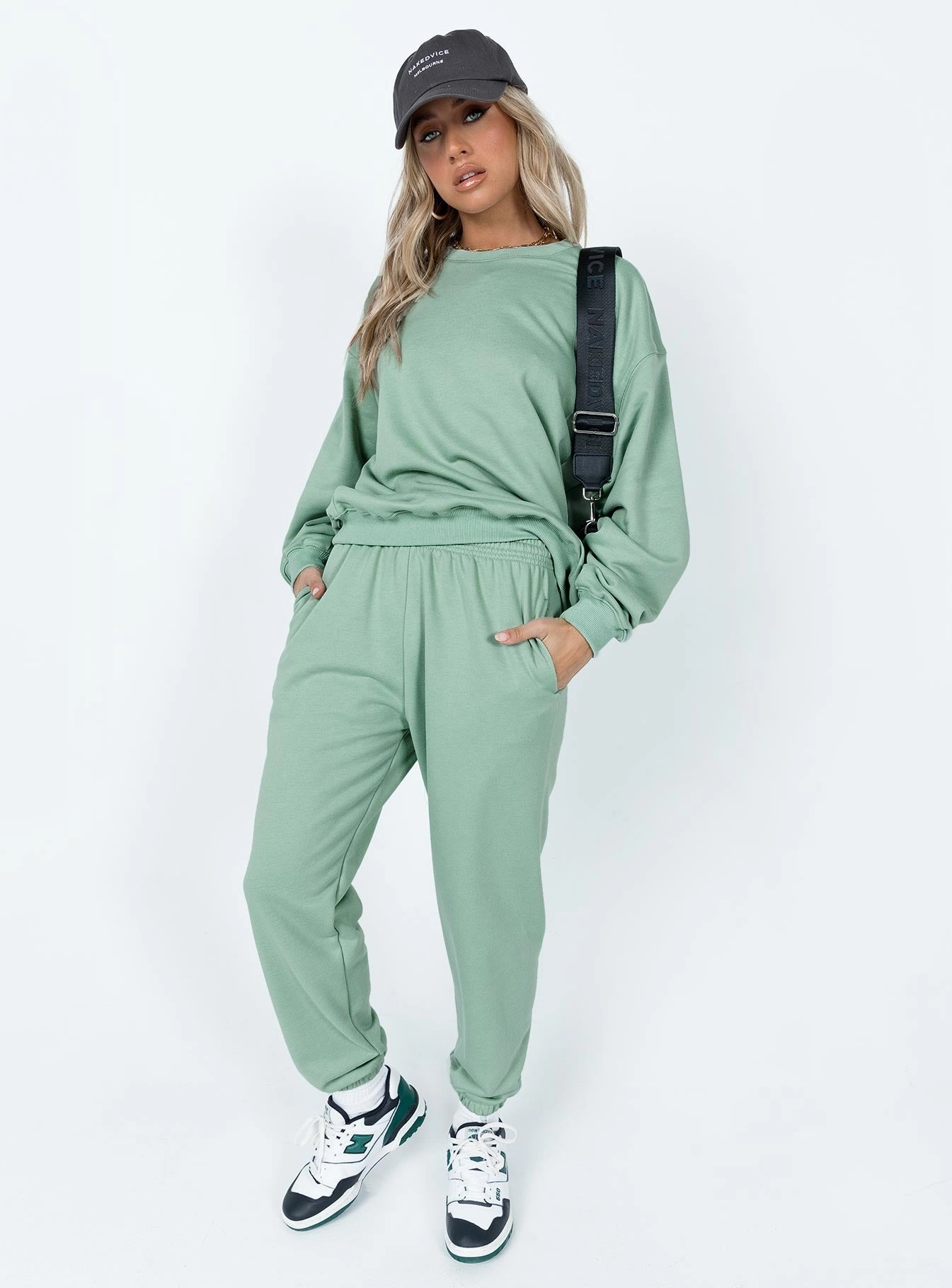 Club Basic Trackpants Sage All Day Comfort Casual Appeal