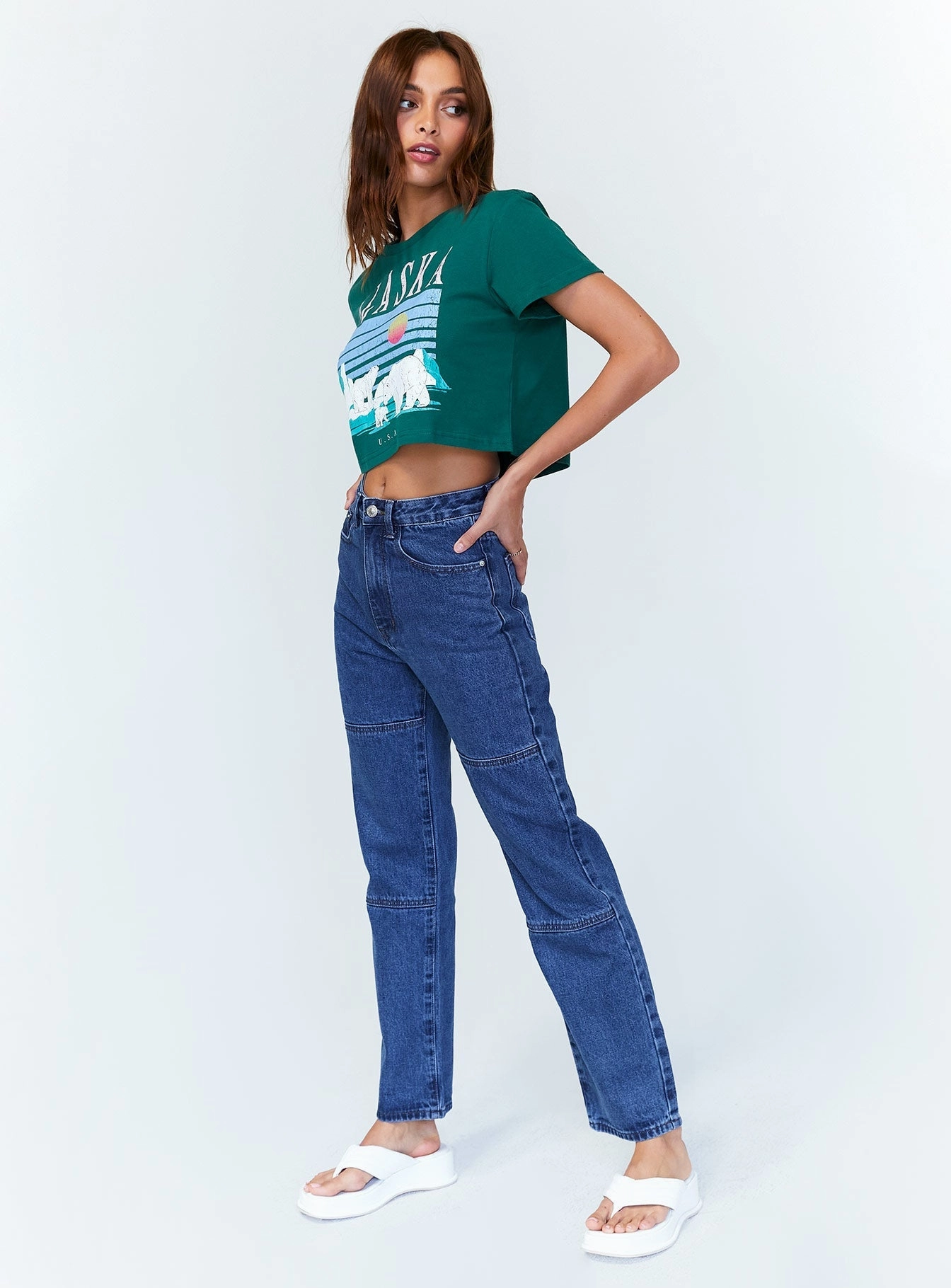 Uptown Jeans Brunch Outfit Casual Smart Layer
