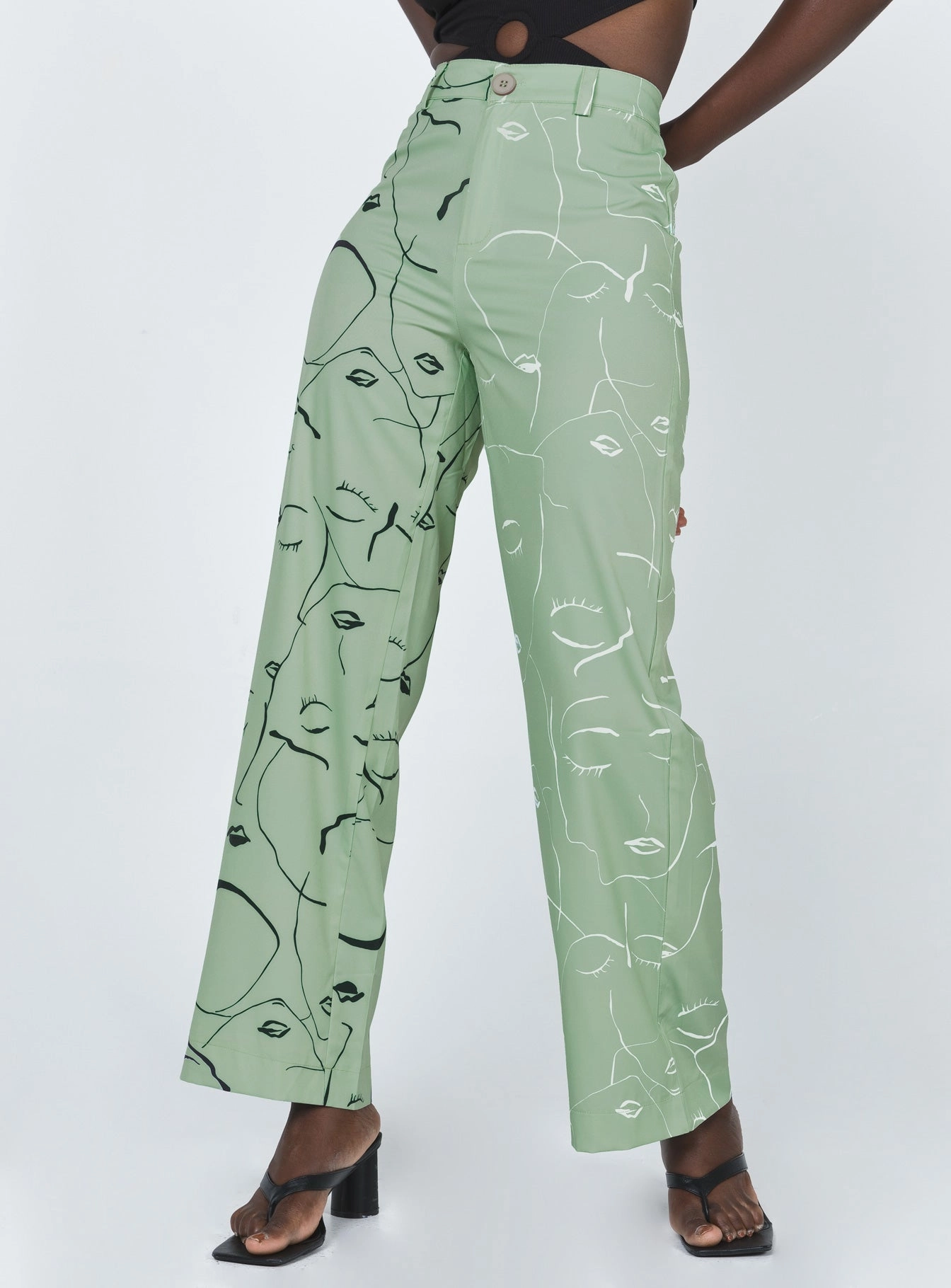 Face It Pants Green Daily Comfort Fit