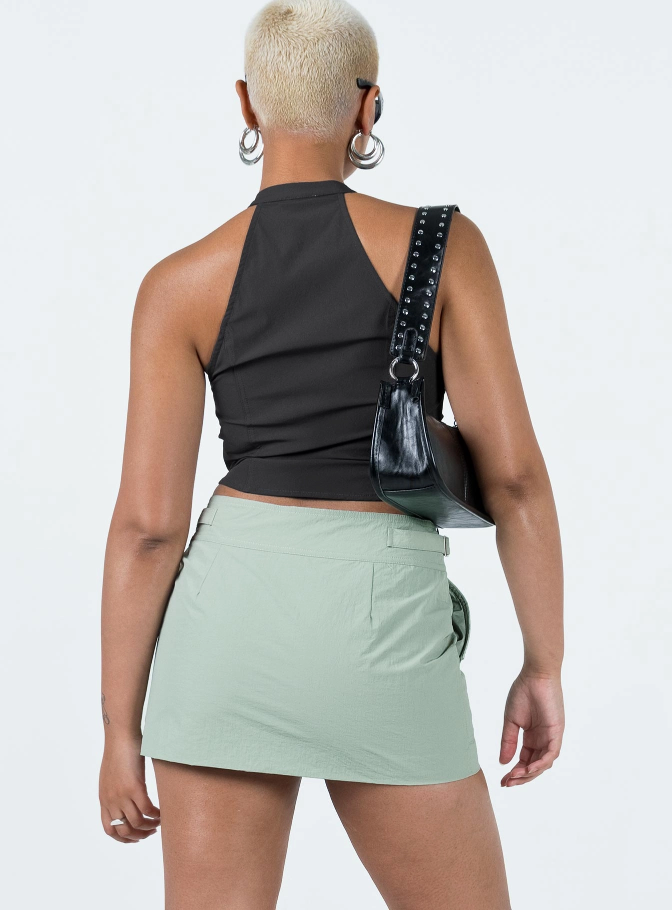 Knightley Cargo Mini Skirt Khaki Travel Style Light Outfit