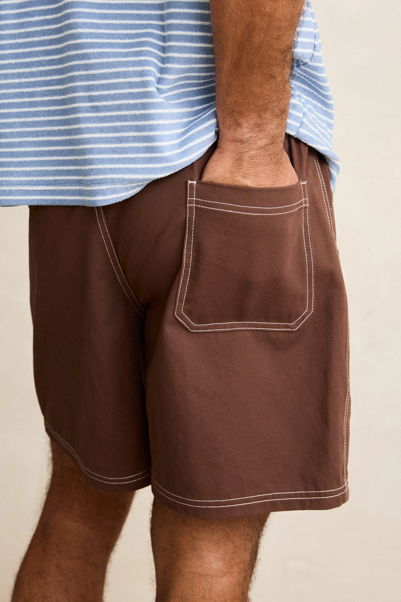 Static Resistant Fibers Outdoor Relax Contrast Stitch Jam Chocolate