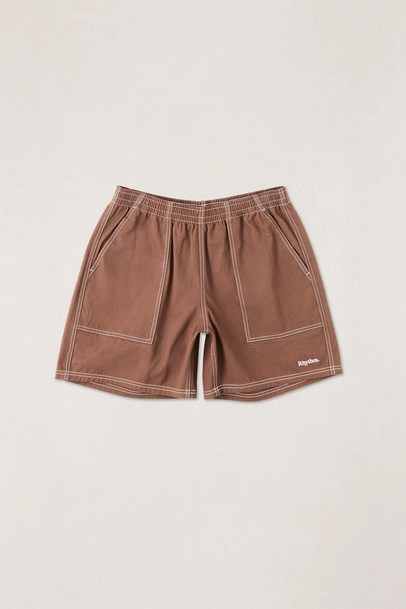 Contrast Stitch Jam Chocolate Gym apparel