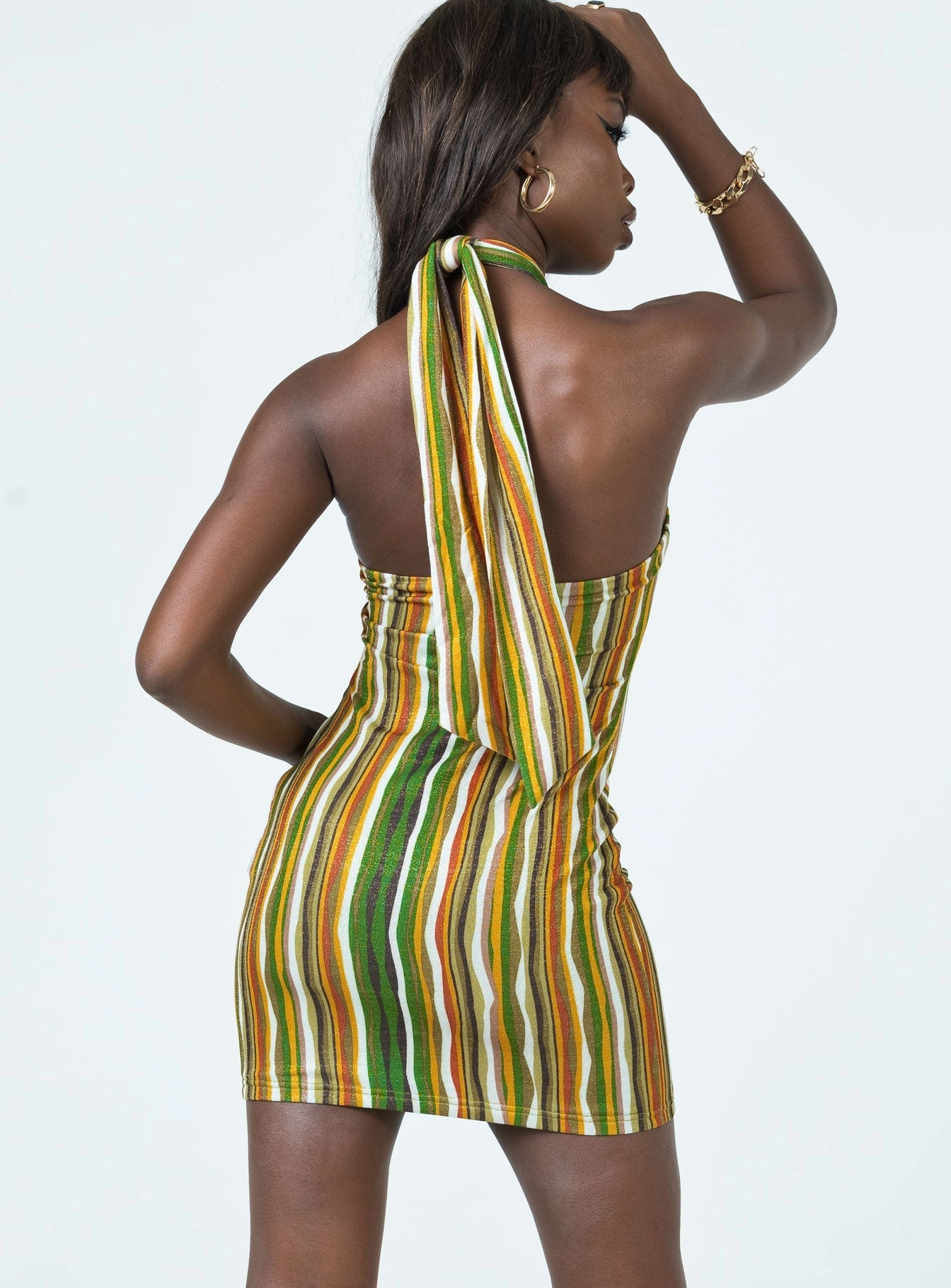 Paradise Fever Mini Dress Brown Multi Night wear Movement Feel