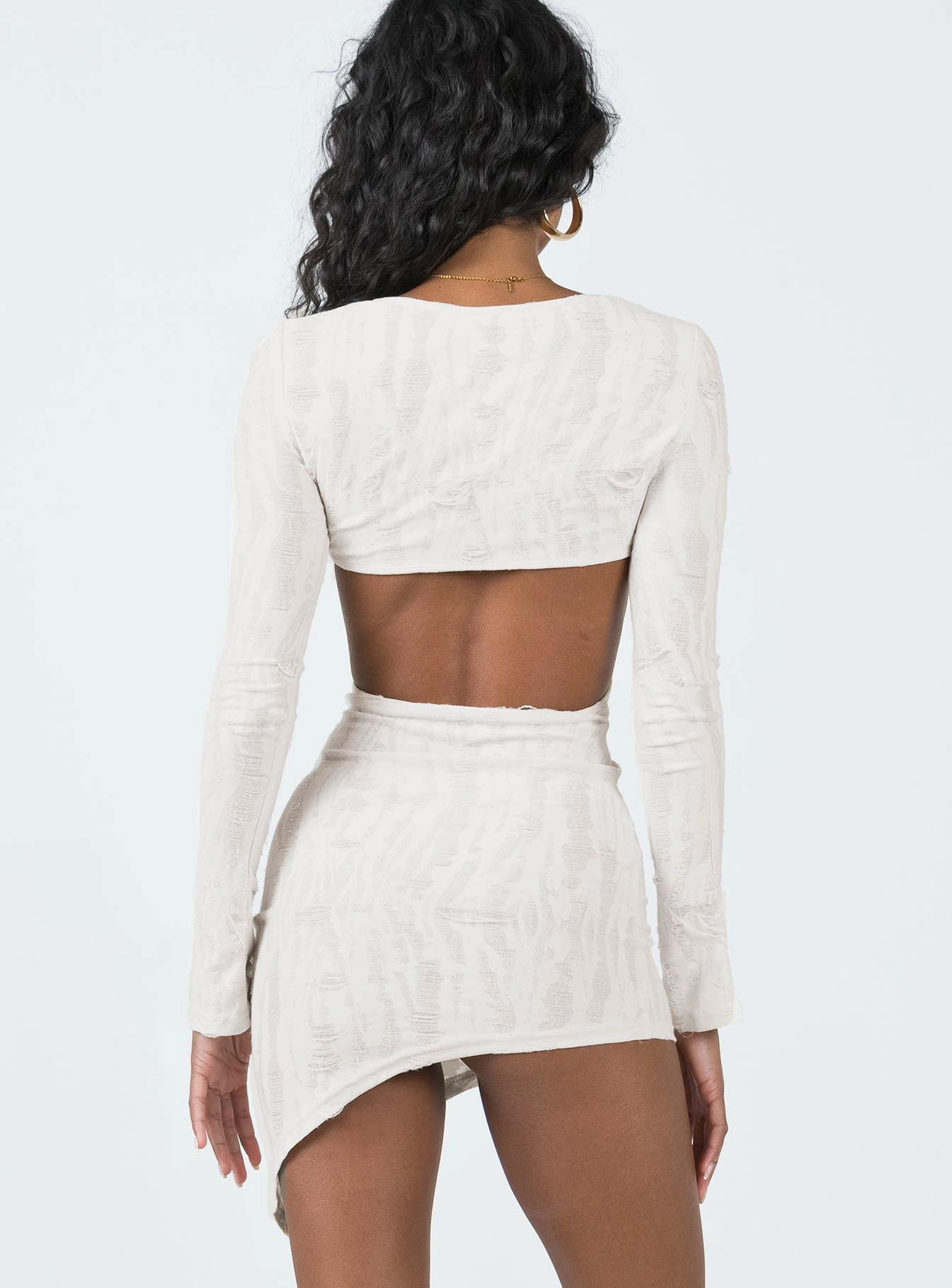 Vanni Mini Dress Cream Date Ready