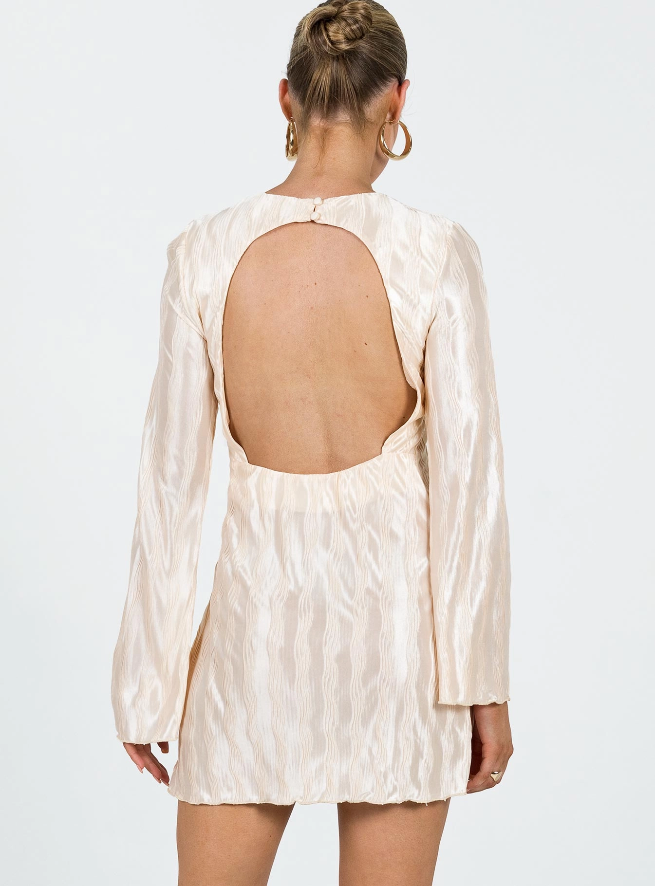 Breath Soft Calm Beauty Venaya Mini Dress Champagne