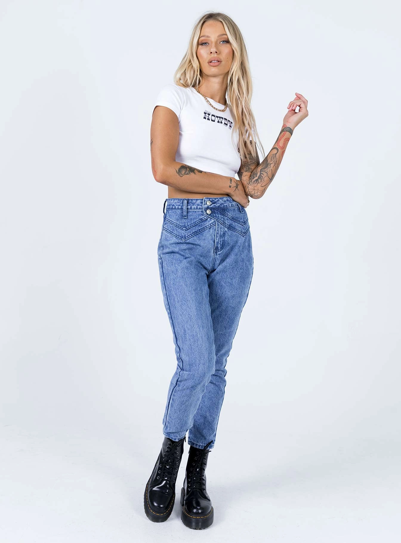 Vernazza Yolk Detail Denim Jeans Smart Outfit Stylish Vibes