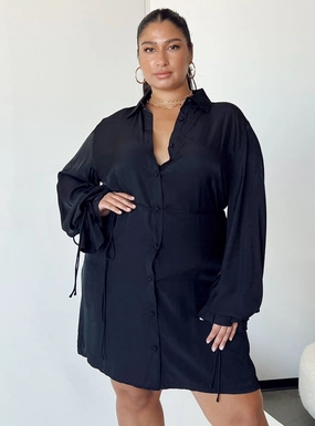 Smooth Mood All-Day Fit Forbidden Mini Dress Black Curve