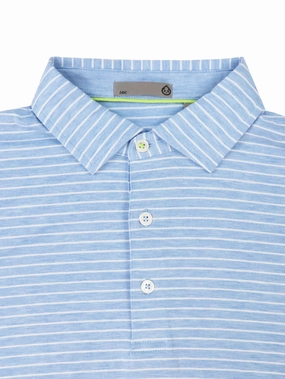 Cloud Polo Brookline Stripe Cool Comfort Breathable fabric