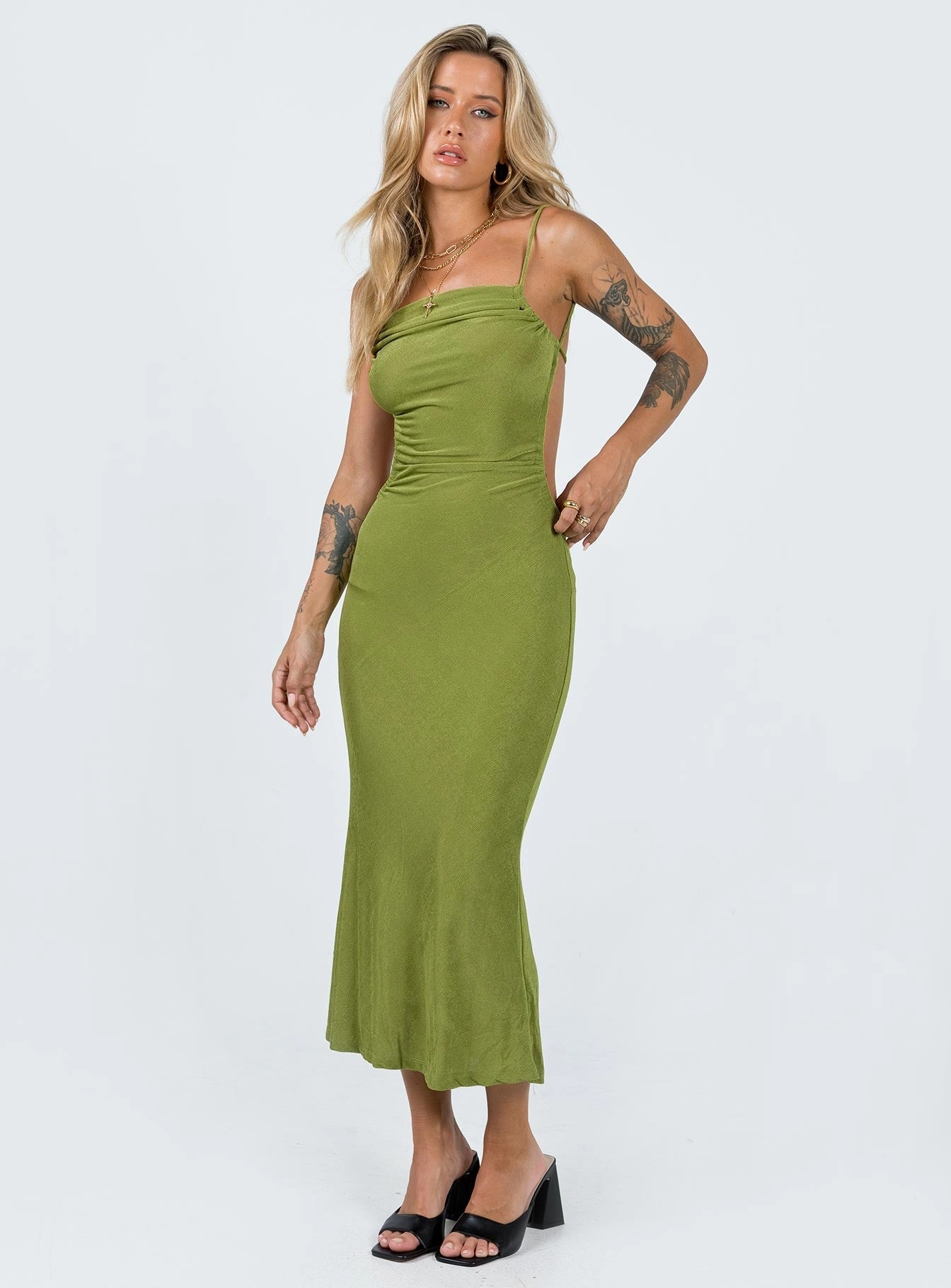 Dress for brunch Milpera Maxi Dress Green