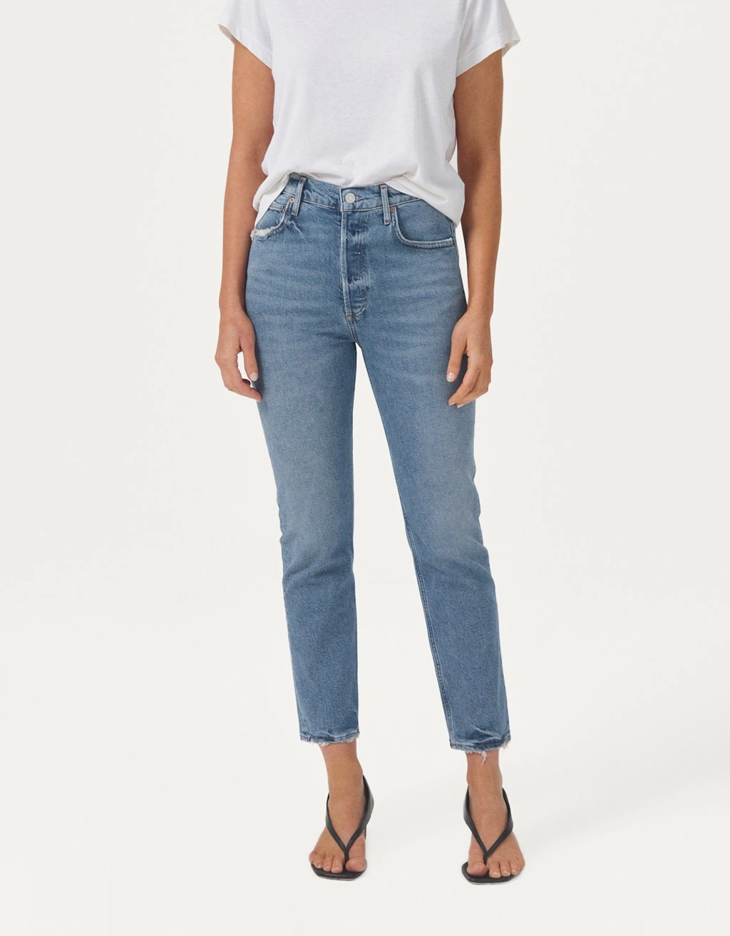 agolde riley jean Chill Vibe Refined Detail