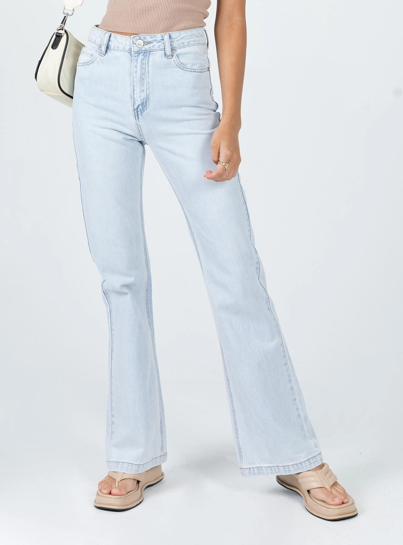 Mostar Bootleg Light Wash Denim Jeans Base Fit Piece