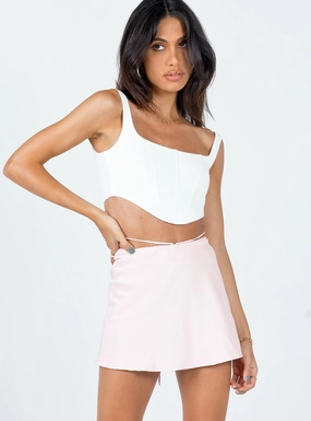 Miller Mini Skirt Pink Breathable fabric